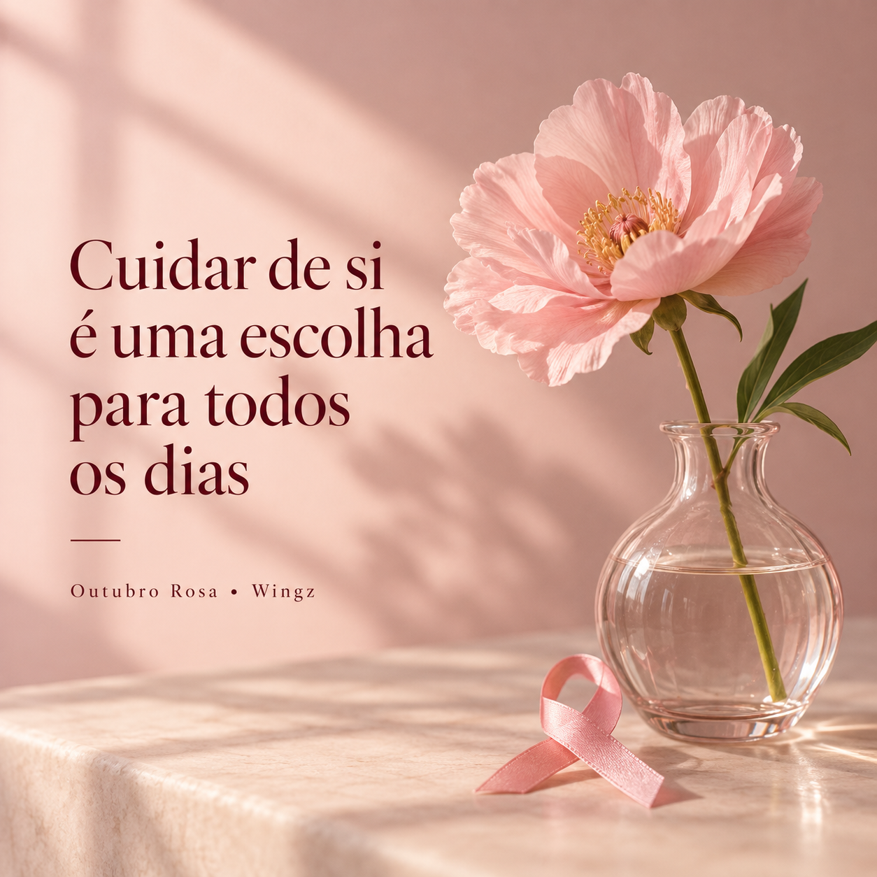 Cuidar de si é uma escolha para todos os dias.